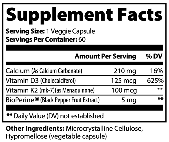 VITAMINA D3+K2