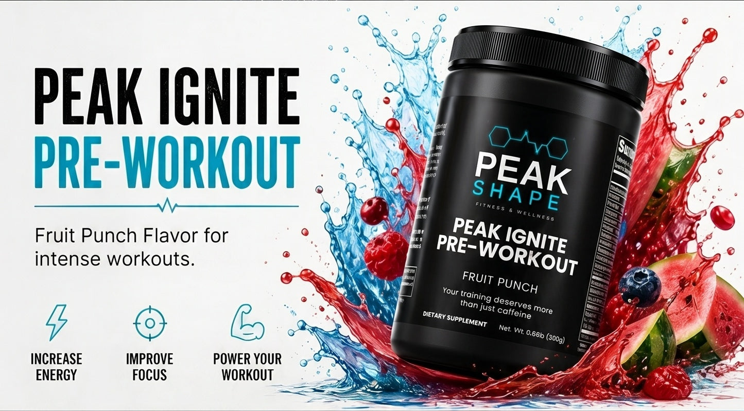PEAK IGNITE Pre-Workout Powder (Fruit Punch)