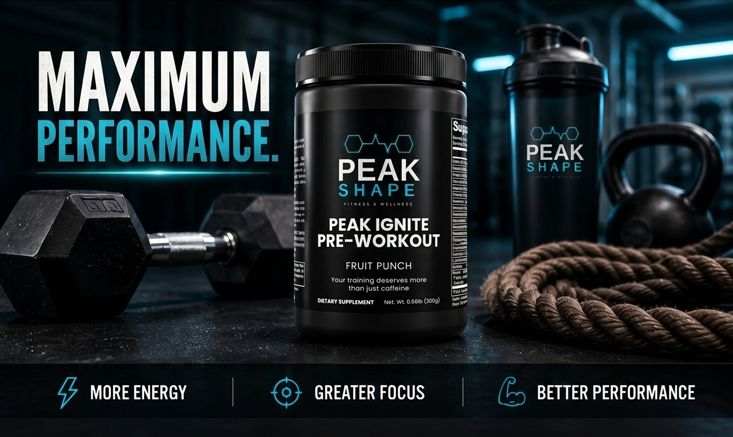 PEAK IGNITE Pre-Workout Powder (Fruit Punch)