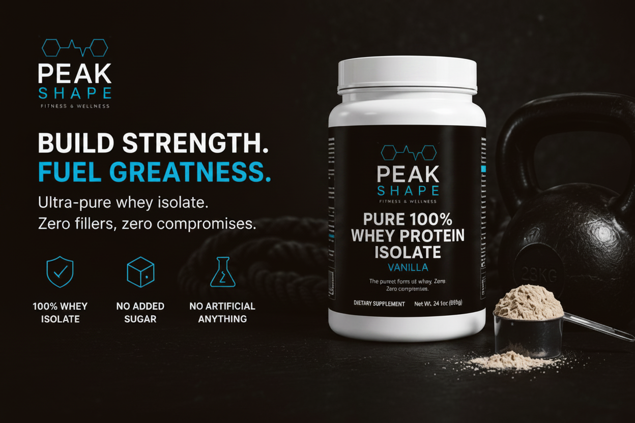 Pure 100% Whey Protein Isolate (Vanilla)